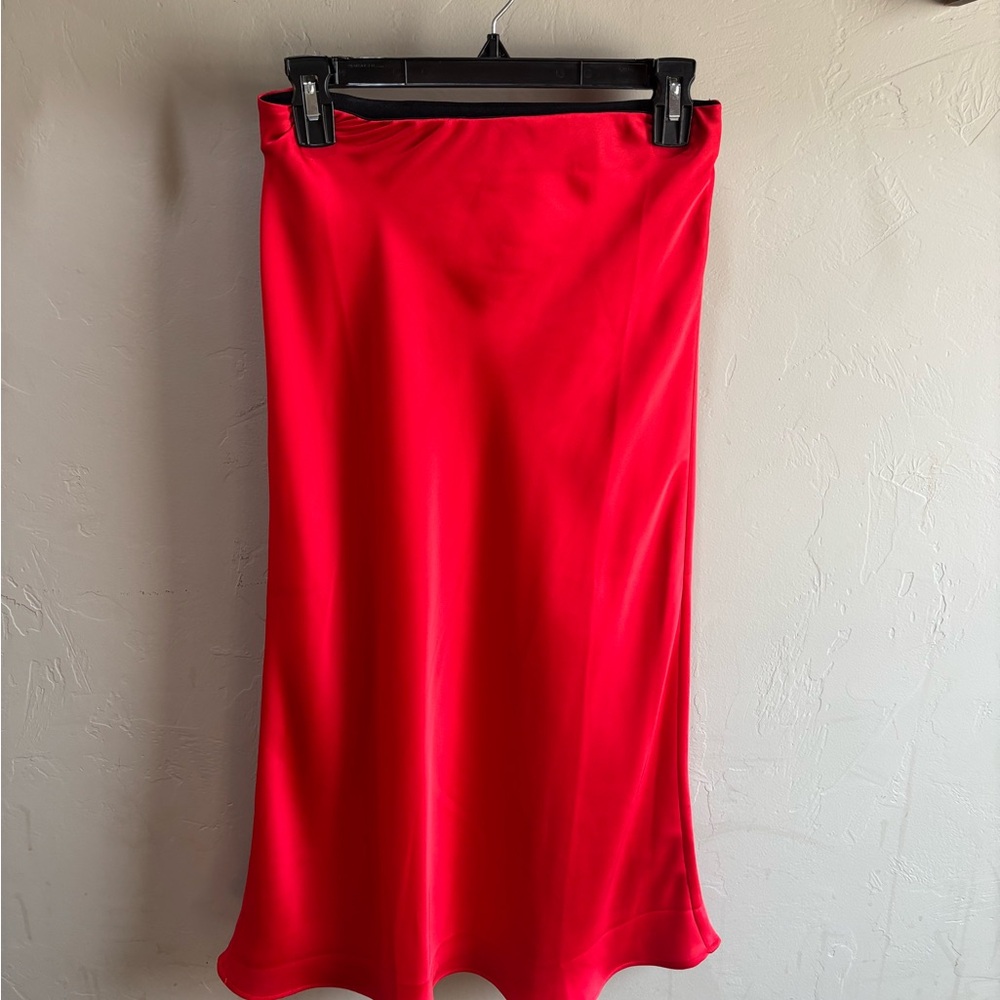 Sanctuary Bold Red Midi Skirt